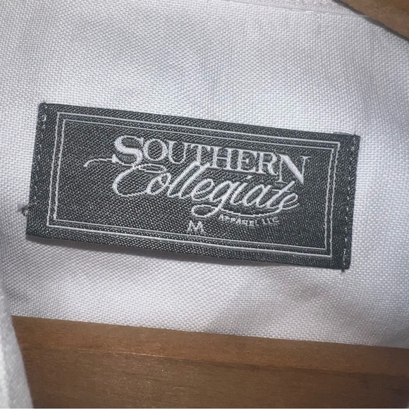 Alabama Southern Collegiate Apparel LS White Dress Shirt Size M - Never Worn! - Picture 7 of 7